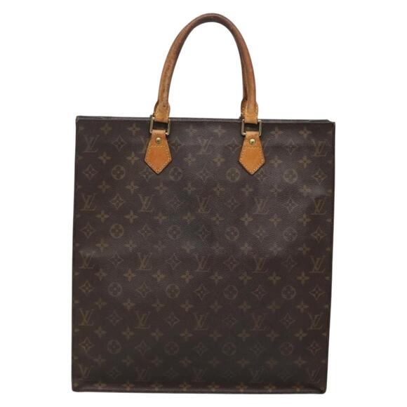 LOUIS VUITTON Monogram Sac Plat Hand Bag M51140 - Picture 2 of 16